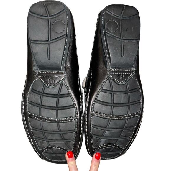 Franco Fortini Max Men's Leather Slip On Black Shoes US Size 9 (310084) - Picture 9 of 9